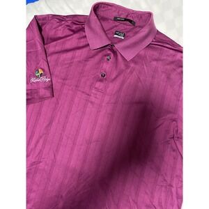 Nike Tiger Woods‎ Collection Fit Dry Polo Mens XL Burgundy S/S Performance